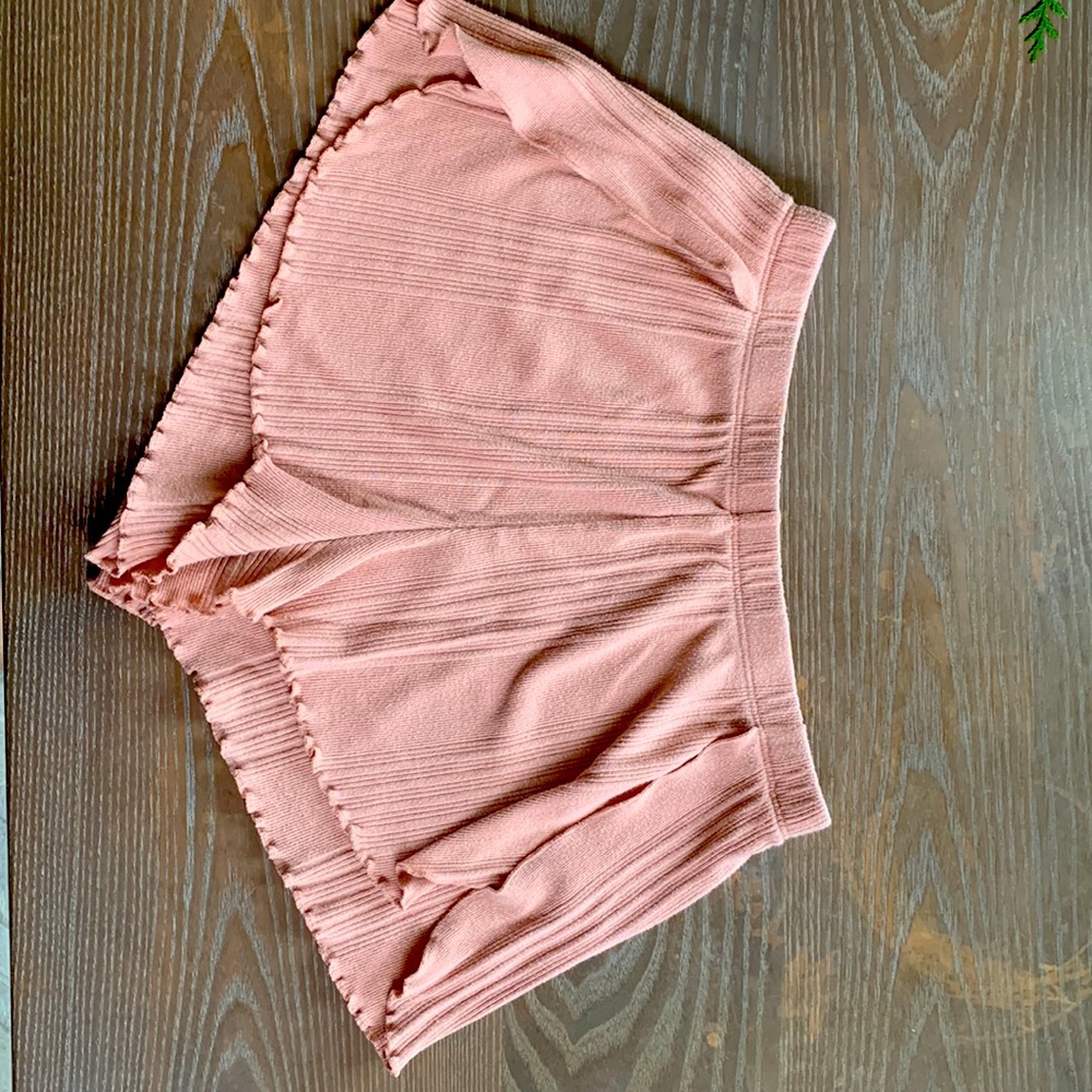 Madewell pink pajama shorts
